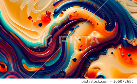 Wave fluid abstract background. Swirl flow liquid lines. Gel texture. Wave fluid abstract background. Swirl flow liquid lines. Gel texture. 106072695