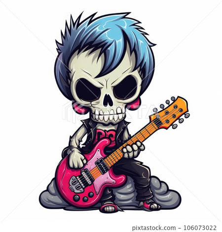 Download Ai Generated, Rockstar, Guitar. Royalty-Free Vector