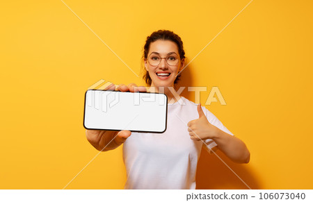 woman with smartphone woman with smartphone 106073040