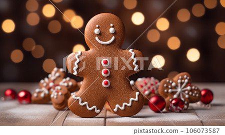 Christmas gingerbread cookies 106073587