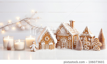 Christmas gingerbread house 106073601