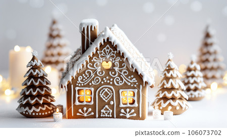 Christmas gingerbread house Christmas gingerbread house 106073702