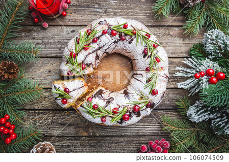 Homemade christmas cake Homemade christmas cake 106074509