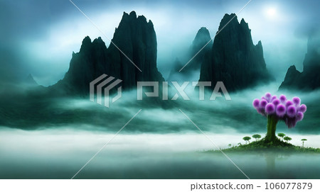 另一個世界的風景 沼澤里生長的植物 7 另一個世界的風景 沼澤里生長的植物 7 106077879