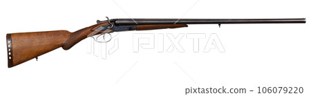 Classical double-barrel side-by-side hammer shotgun Classical double-barrel side-by-side hammer shotgun 106079220