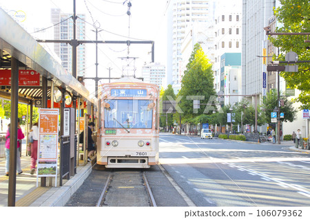 Okayama Electric Tram/Streetcar/1-chome Ekimae-cho, Kita-ku, Okayama City, Okayama Prefecture 106079362