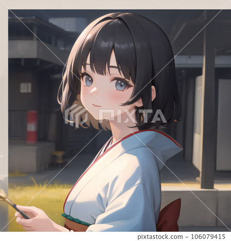 [AI 生成圖像] 穿著和服的女人 106079415