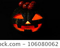 南瓜燈在黑暗中發光 106080062