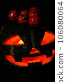 南瓜燈在黑暗中發光 106080064