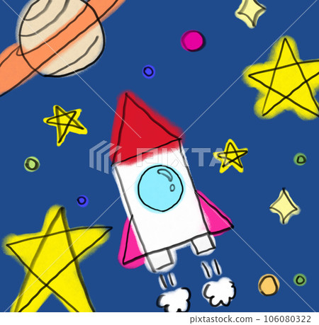 受宇宙啟發的流行插畫 106080322