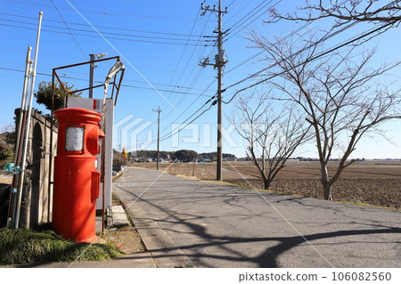 Ibaraki Inashiki Scenery with a round mailbox (Okano Shoten) Ibaraki Inashiki Scenery with a round mailbox (Okano Shoten) 106082560