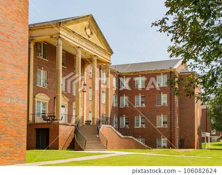 Sunny view of the Mrs W.S. Kerr Memorial Dormitory of Oklahoma Baptist University Sunny view of the Mrs W.S. Kerr Memorial Dormitory of Oklahoma Baptist University 106082624