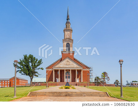 Sunny view of the Raley Chapel of Oklahoma Baptist University Sunny view of the Raley Chapel of Oklahoma Baptist University 106082630