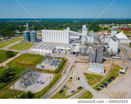 Aerial view of the Shawnee Milling Co Aerial view of the Shawnee Milling Co 106082820