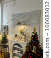 decorated christmas theme in a room 106083012