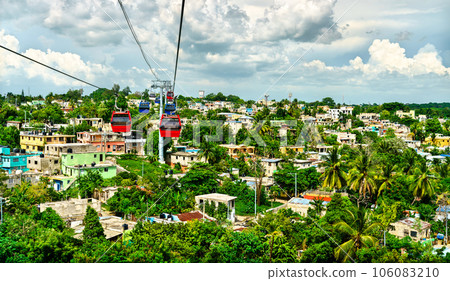 Cable car, public transit in Santo Domingo, capital of Dominican Republic Cable car, public transit in Santo Domingo, capital of Dominican Republic 106083210