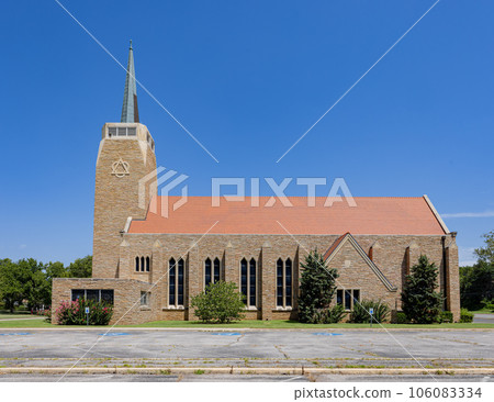 Exterior view of the First Presbyterian Church 106083334