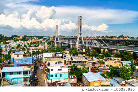 Puente Francisco del Rosario Sanchez bridge across the Ozama River in Santo Domingo, capital of Dominican Republic Puente Francisco del Rosario Sanchez bridge across the Ozama River in Santo Domingo, capital of Dominican Republic 106083986
