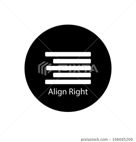 align icon vector align icon vector 106085209