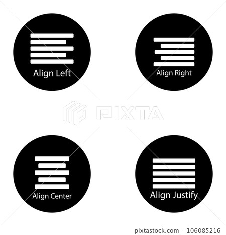 align icon vector align icon vector 106085216
