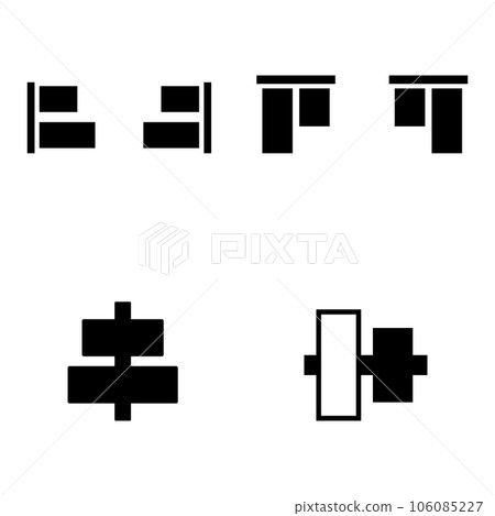 align icon vector align icon vector 106085227