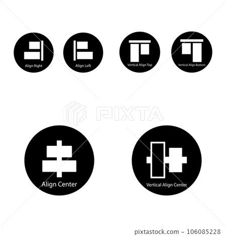 align icon vector align icon vector 106085228