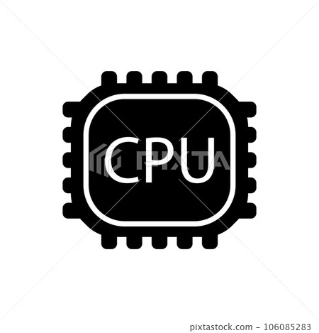 cpu icon vector cpu icon vector 106085283