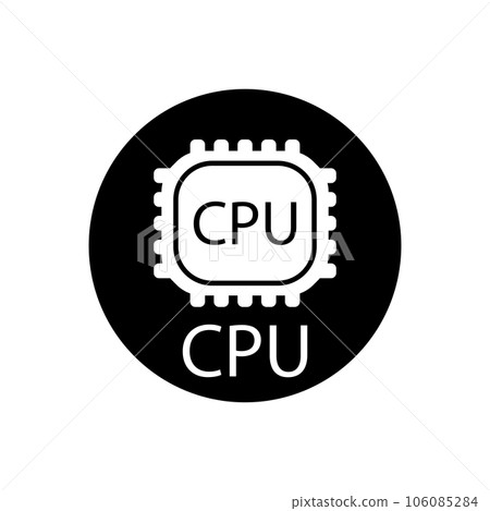 cpu icon vector cpu icon vector 106085284