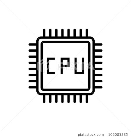 cpu icon vector cpu icon vector 106085285