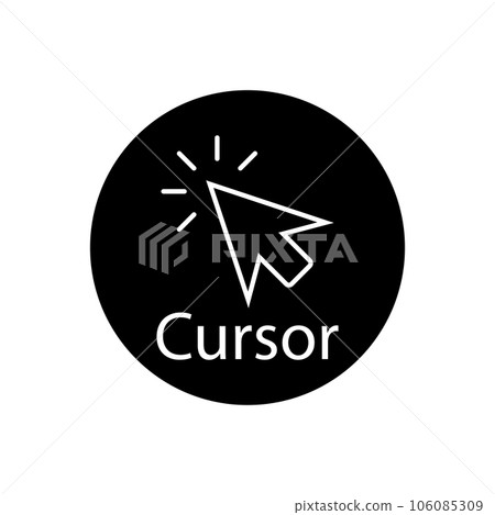 cursor icon vector 106085309