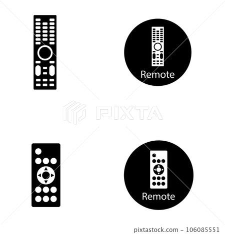 remote icon vector remote icon vector 106085551