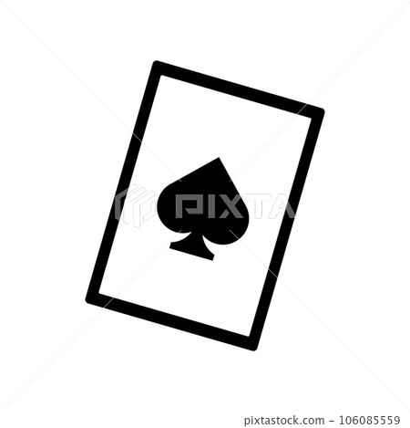 gambling card icon vector 106085559