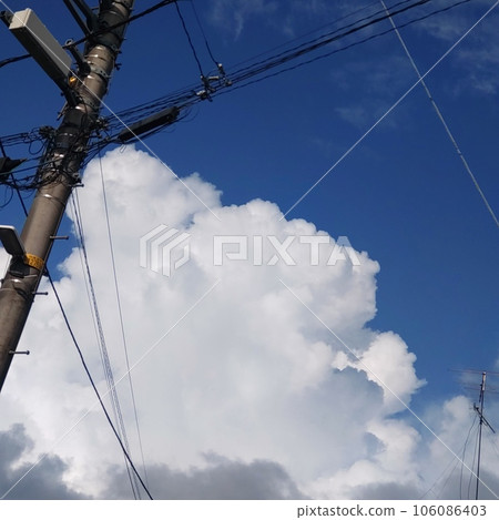 電線桿和雷頭 電線桿和雷頭 106086403
