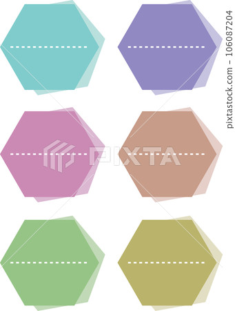 colorful frame set with shadow colorful frame set with shadow 106087204