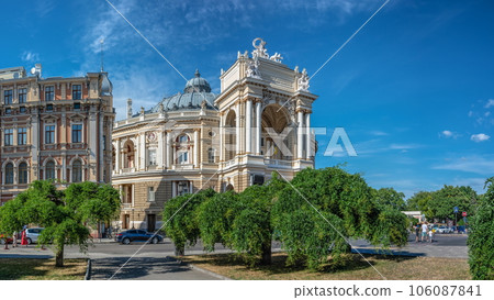 the Opera and Ballet Theater in Odessa, Ukraine the Opera and Ballet Theater in Odessa, Ukraine 106087841
