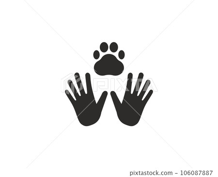 Animal care, charity icon. Vector illustration. 106087887