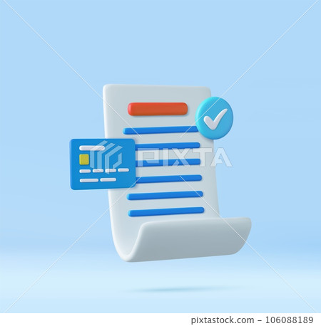 3D bill payment with credit card 3D bill payment with credit card 106088189