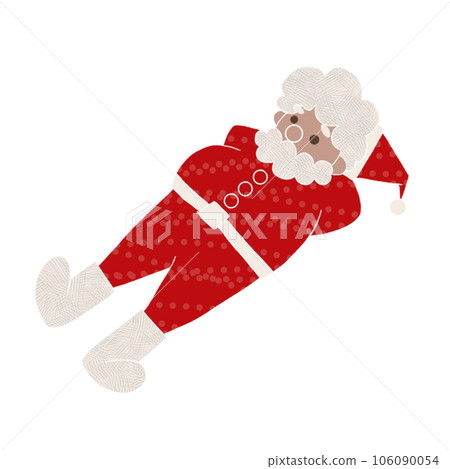 Lying Santa Claus Christmas color Lying Santa Claus Christmas color 106090054