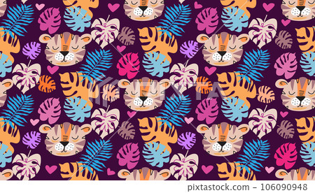 Tiger baby pattern 3 106090948