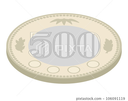 500 yen coin 106091119