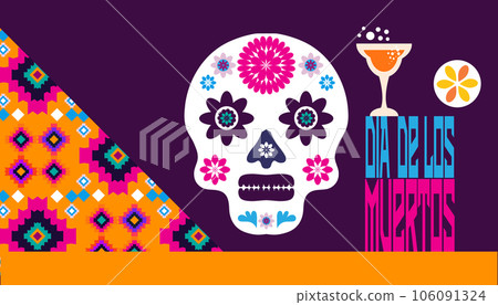 Dia de los Muertos banner 3 106091324