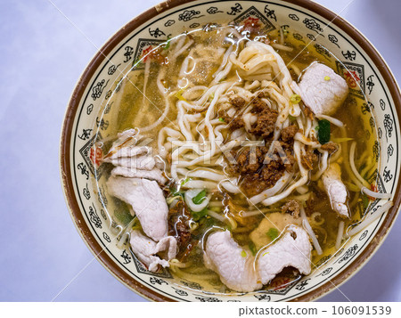 noodles soup with seafood and pork noodles soup with seafood and pork 106091539