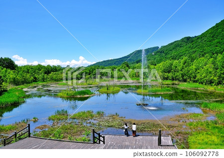 北海道東川町風景“彩虹噴泉” 106092778