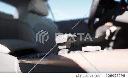 inside Interior of prestige modern car 106093296