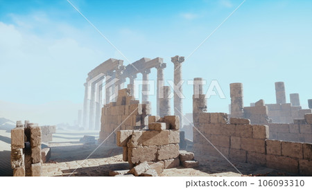 Ruins of ancient city of Palmyra 106093310