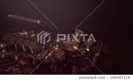 Closeup on treasure and luxury vintage accessories Closeup on treasure and luxury vintage accessories 106093328