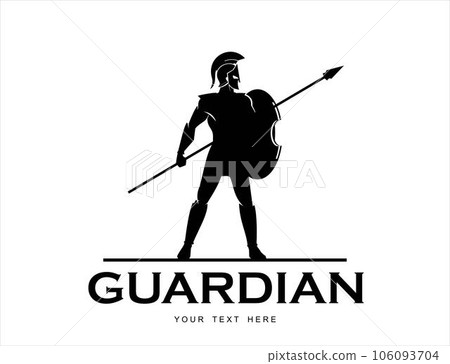 black sparta warrior with the spear black sparta warrior with the spear 106093704