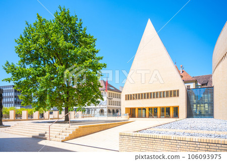 The Landtag of the Principality of Liechtenstein - building of Parliament in Vaduz, Liechtenstein The Landtag of the Principality of Liechtenstein - building of Parliament in Vaduz, Liechtenstein 106093975