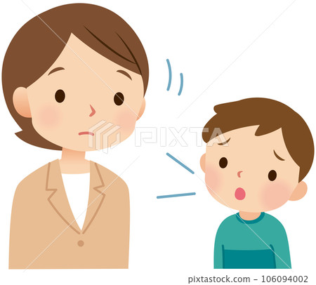 Child consulting with teacher Talking Bullying Worries Child consulting with teacher Talking Bullying Worries 106094002