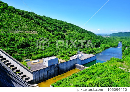 Scenery of Chubetsu Dam in Higashikawa Town, Hokkaido 106094450